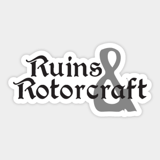 R&R Text Only Sticker